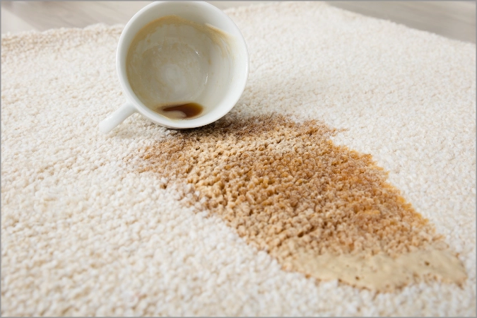 SpillsStains-CarpetCare Coffee stain on carpet | Floors In Motion